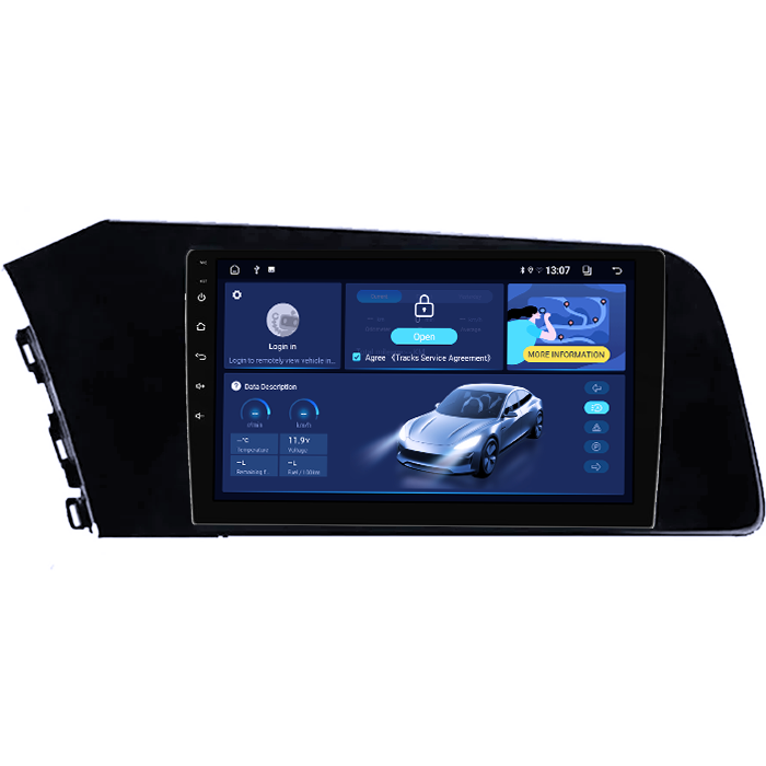 Navigatie dedicata Hyundai Elantra 2021, 8GB RAM 128GB ROM, Octacore, Platforma TS18, Android 13, Display QLED 9”, Suporta camera 360º, DSP, Carplay&Android Auto, SIM 4G, Ventilator Activ [2]