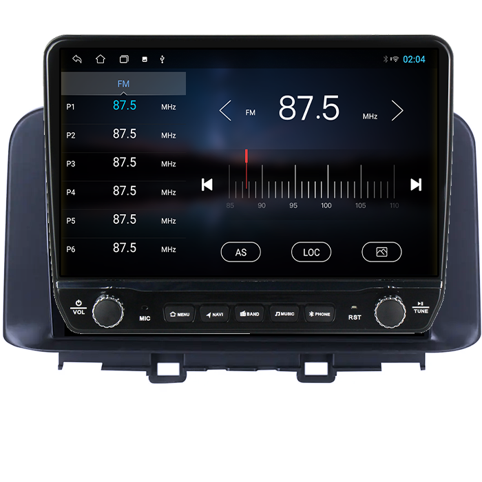 Navigatie dedicata Hyundai Encino 2018-2020 Tesla cu butoane rotative model 2024, 4GB RAM 64GB ROM, Procesor Quadcore, Android 14, Display QLED 10", DSP, Carplay&Android Auto [2]