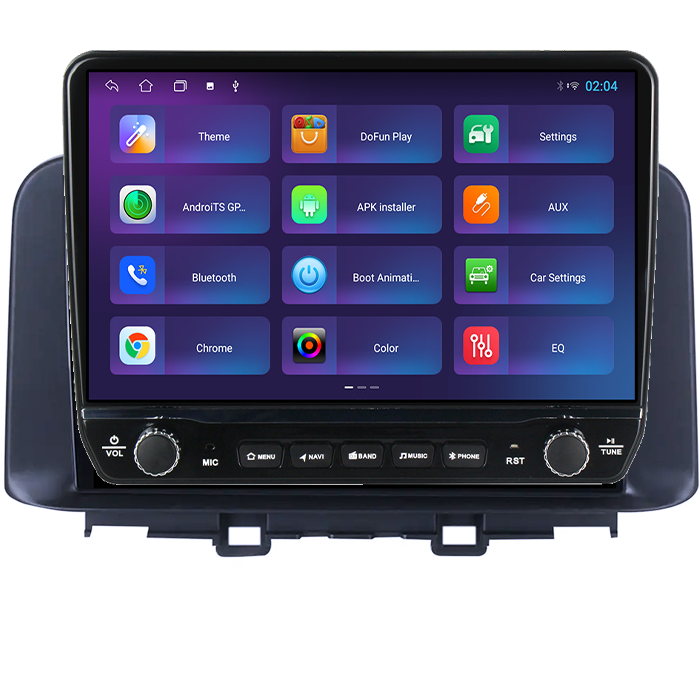 Navigatie dedicata Hyundai Encino 2018-2020 Tesla cu butoane rotative model 2024, 4GB RAM 64GB ROM, Procesor Quadcore, Android 14, Display QLED 10", DSP, Carplay&Android Auto [3]