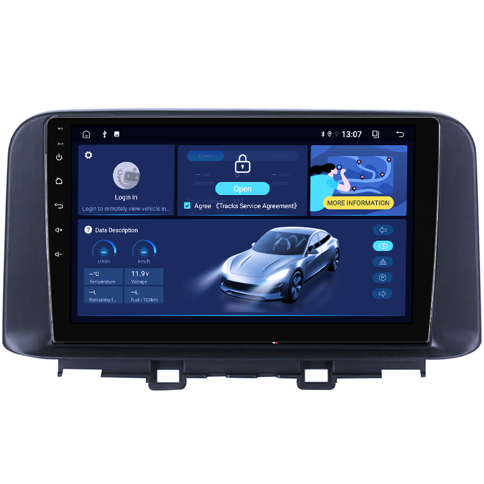 Navigatie dedicata Hyundai Encino 2018-2020, 4GB RAM 64GB ROM, Octacore, Android 14, Display QLED 9", DSP, Carplay&Android Auto, SIM 4G, Ventilator Activ [3]