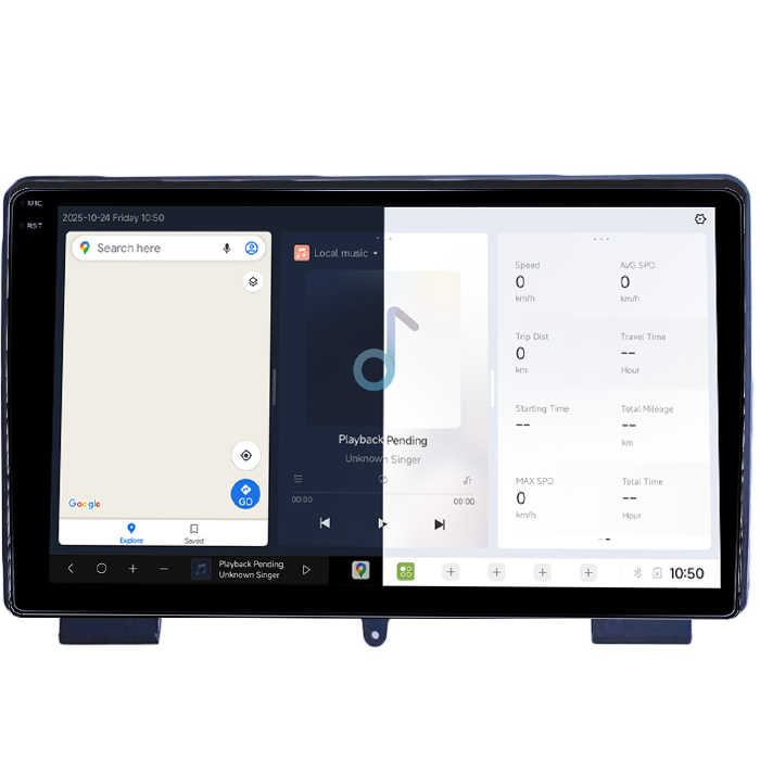 Navigatie dedicata Rohens Coupe 2009-2011, DUDU3, 4GB RAM 64GB ROM, Octacore, Platforma 8581, Android, Display QLED 9", DSP, Carplay&AndroidAuto [2]