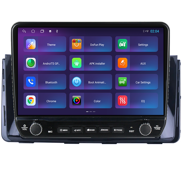 Navigatie dedicata Hyundai H350 Tesla cu butoane rotative model 2024, 4GB RAM 64GB ROM, Procesor Quadcore, Android 14, Display QLED 10", DSP, Carplay&Android Auto [5]