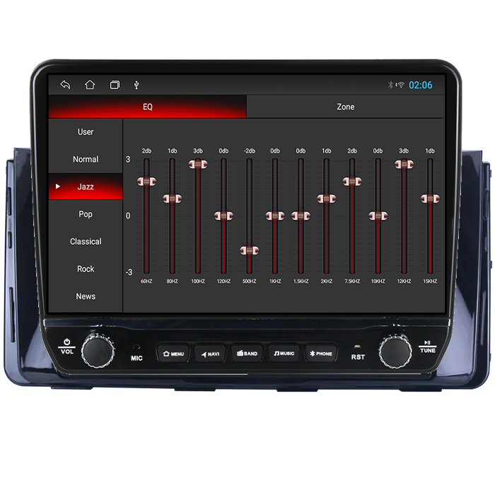 Navigatie dedicata Hyundai H350 Tesla cu butoane rotative model 2024, 4GB RAM 64GB ROM, Procesor Quadcore, Android 14, Display QLED 10", DSP, Carplay&Android Auto [3]