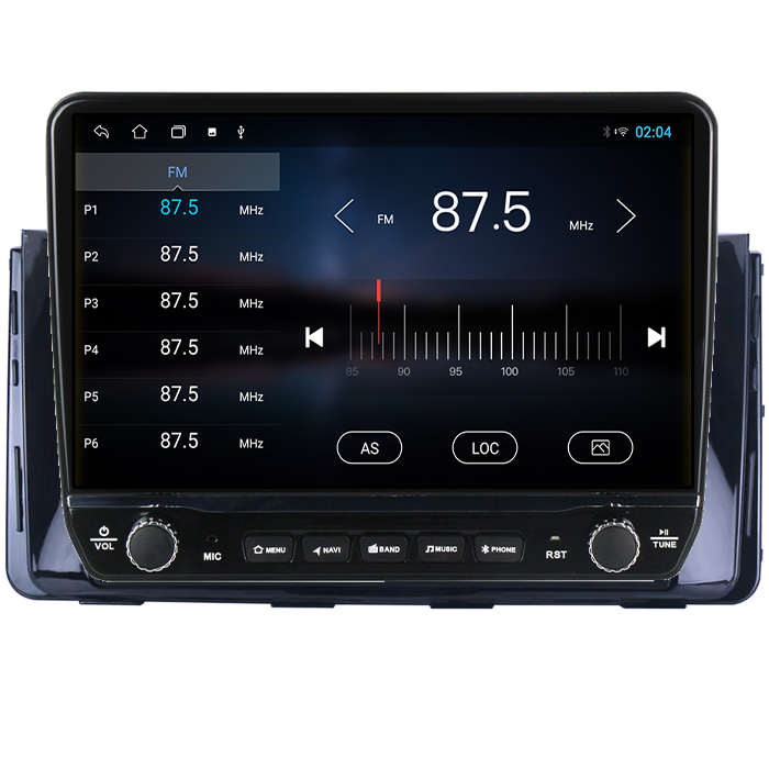 Navigatie dedicata Hyundai H350 Tesla cu butoane rotative model 2024, 4GB RAM 64GB ROM, Procesor Quadcore, Android 14, Display QLED 10", DSP, Carplay&Android Auto [4]
