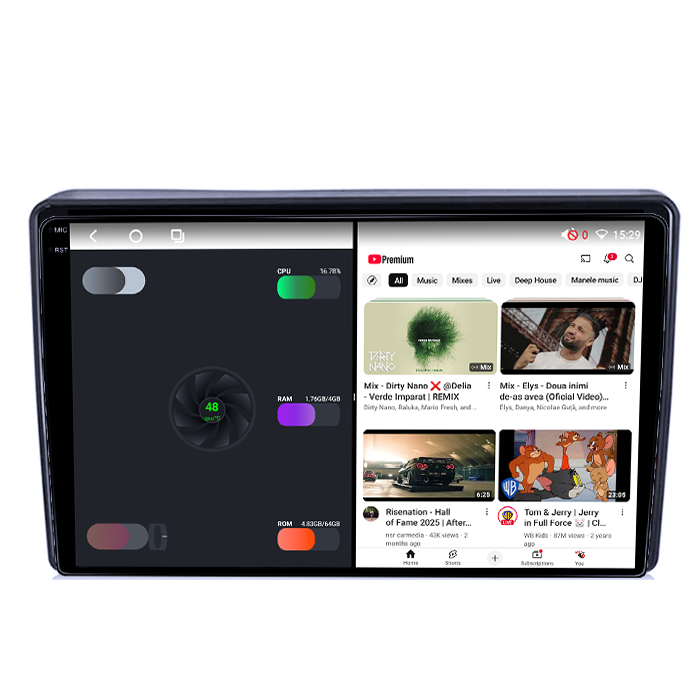 Navigatie dedicata Hyundai H1 2007-2015, 4GB RAM 64GB ROM, Procesor Qualcomm Octacore, Android 14, Rezolutie 2K, Display QLED 9", DSP, Carplay&Android Auto, SIM 4G [3]