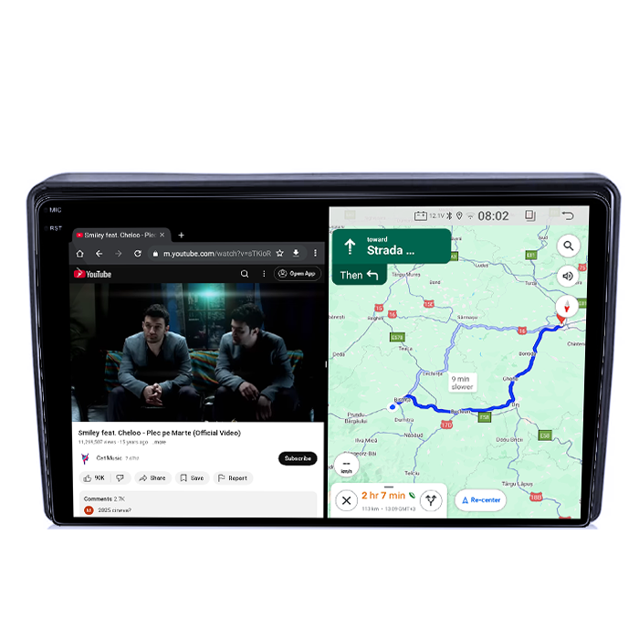 Navigatie dedicata Hyundai H1 2007-2015, 4GB RAM 64GB ROM, Quad Core, Display 9" QLED 1K, Carplay, Android 14, Bluetooth, Magazin Play, Suport Camere AHD [6]