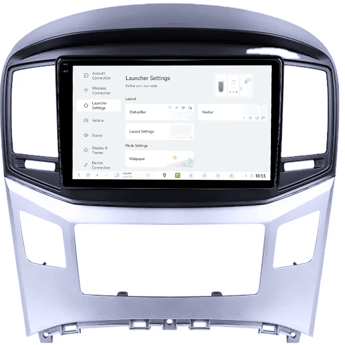 Navigatie dedicata Hyundai H1 2017-2018, DUDU3, 4GB RAM 64GB ROM, Octacore, Platforma 8581, Android, Display QLED 9", DSP, Carplay&AndroidAuto [5]