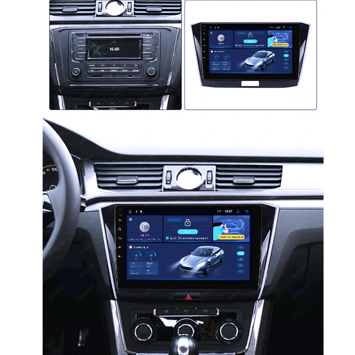 Navigatie dedicata Hyundai H1 2017-2018, DUDU3, 4GB RAM 64GB ROM, Octacore, Platforma 8581, Android, Display QLED 9", DSP, Carplay&AndroidAuto [6]