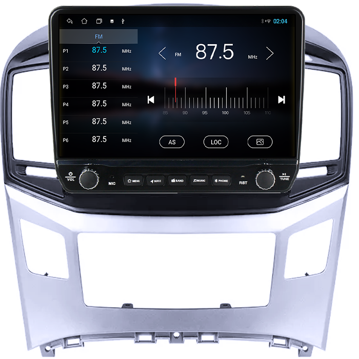 Navigatie dedicata Hyundai H1 2017-2018 Tesla cu butoane rotative model 2024, 4GB RAM 64GB ROM, Procesor Quadcore, Android 14, Display QLED 10", DSP, Carplay&Android Auto [2]