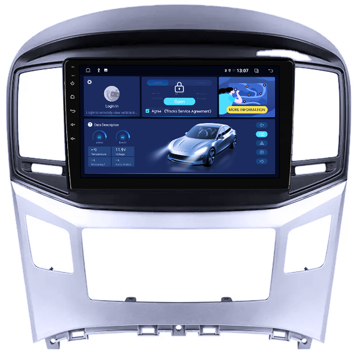 Navigatie dedicata Hyundai H1 2017-2018, 8GB RAM 128GB ROM, Octacore, Platforma TS18, Android 13, Display QLED 9”, Suporta camera 360º, DSP, Carplay&Android Auto, SIM 4G, Ventilator Activ [2]