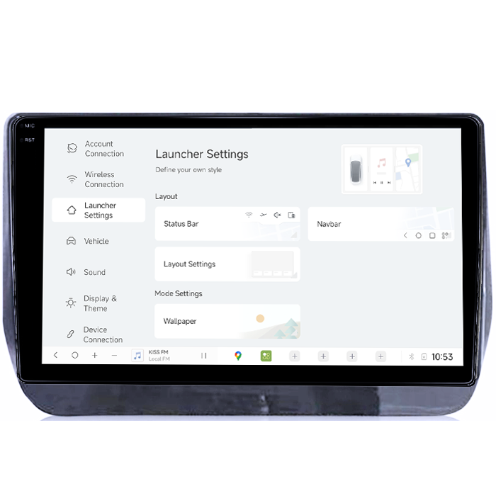 Navigatie dedicata Hyundai H1 2019, DUDU3, 4GB RAM 64GB ROM, Octacore, Platforma 8581, Android, Display QLED 9", DSP, Carplay&AndroidAuto [5]