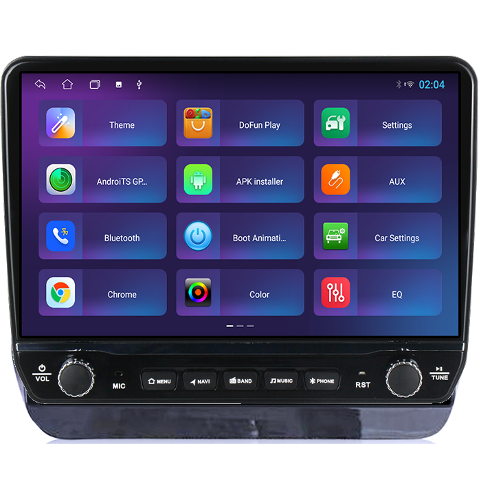 Navigatie dedicata Hyundai H1 2019 Tesla cu butoane rotative model 2024, 4GB RAM 64GB ROM, Procesor Quadcore, Android 14, Display QLED 10", DSP, Carplay&Android Auto [5]