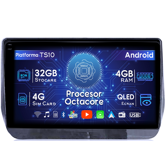 Navigatie dedicata Hyundai H1 2019, 4GB RAM 32GB ROM, Octacore, Android 14, Display QLED 1K 9", DSP, Carplay&Android Auto, SIM 4G, Bluetooth, Ventilator Activ [1]
