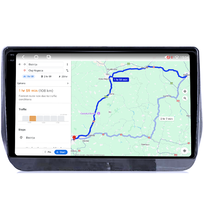 Navigatie dedicata Hyundai H1 2019, 4GB RAM 64GB ROM, Octacore, Android 14, Display QLED 1K 9", Carplay&Android Auto, SIM 4G, Ventilator Activ [4]