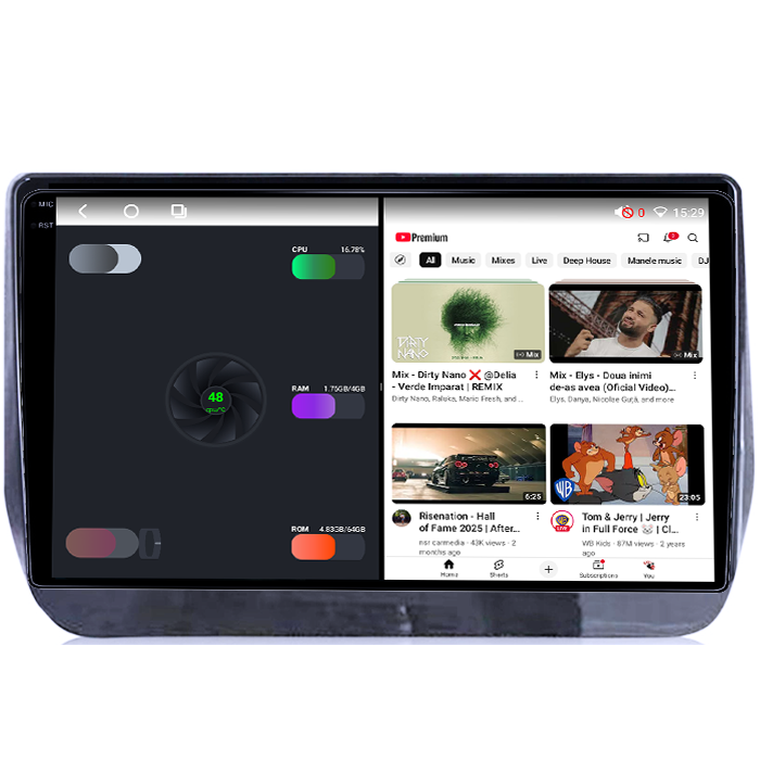 Navigatie dedicata Hyundai H1 2019, 4GB RAM 64GB ROM, Octacore, Android 14, Display QLED 1K 9", Carplay&Android Auto, SIM 4G, Ventilator Activ [3]