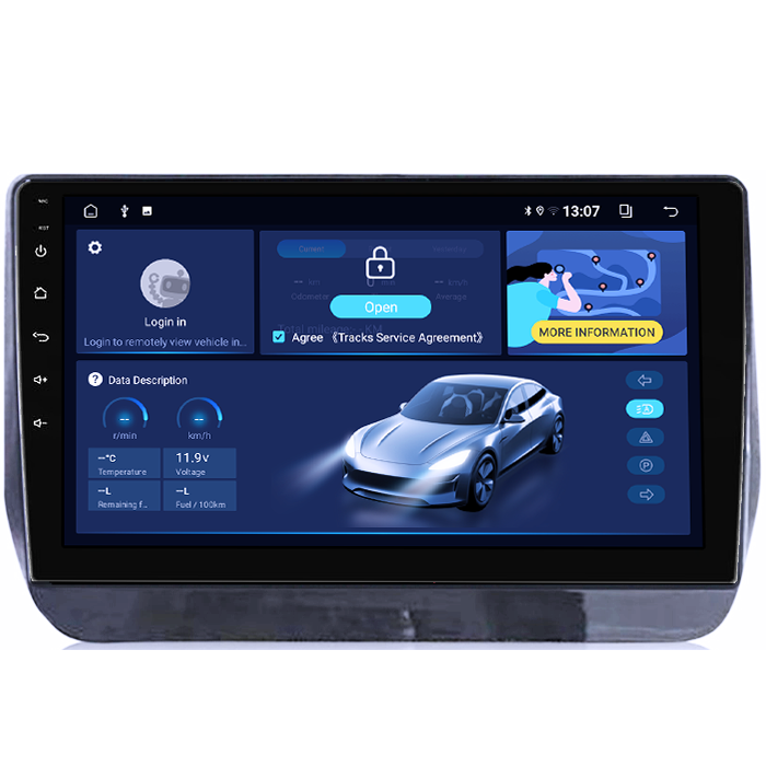 Navigatie dedicata Hyundai H1 2019, 8GB RAM 128GB ROM, Octacore, Platforma TS18, Android 13, Display QLED 9”, Suporta camera 360º, DSP, Carplay&Android Auto, SIM 4G, Ventilator Activ [2]
