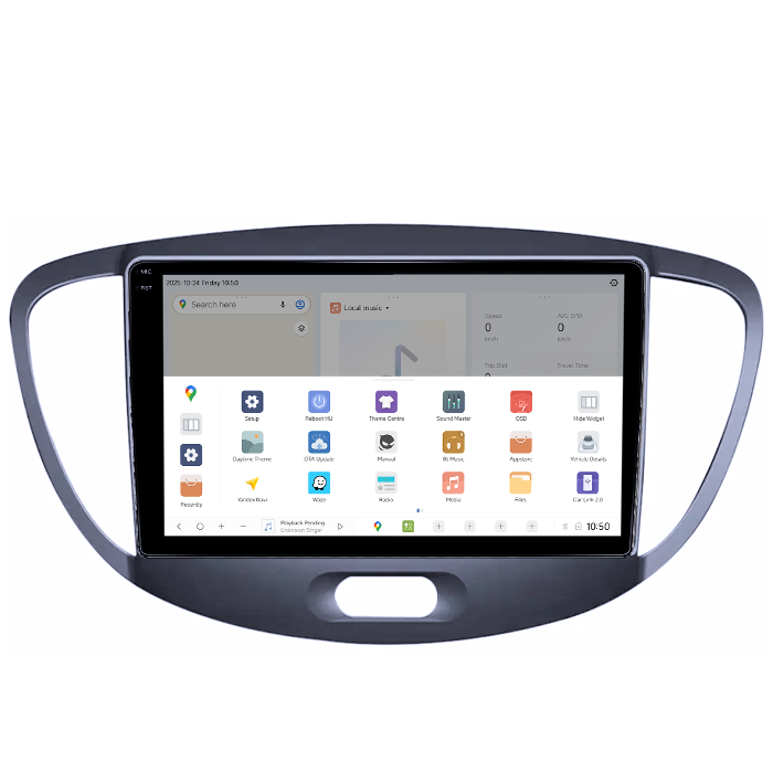 Navigatie dedicata Hyundai i10 2007-2013, DUDU3, 4GB RAM 64GB ROM, Octacore, Platforma 8581, Android, Display QLED 9", DSP, Carplay&AndroidAuto [3]