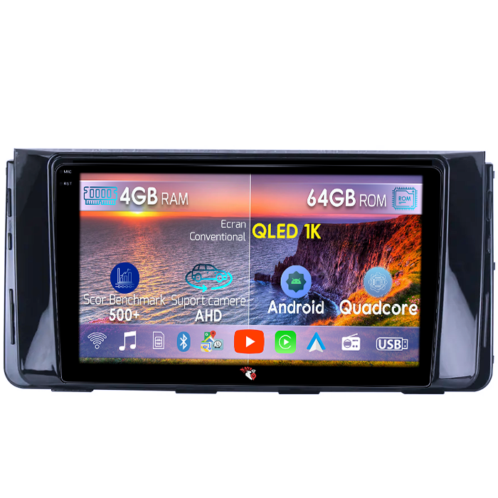 Navigatie dedicata Hyundai H350 2015+, 4GB RAM 64GB ROM, Octacore, Android 14, Display QLED 1K 9", Carplay&Android Auto, SIM 4G, Ventilator Activ [1]