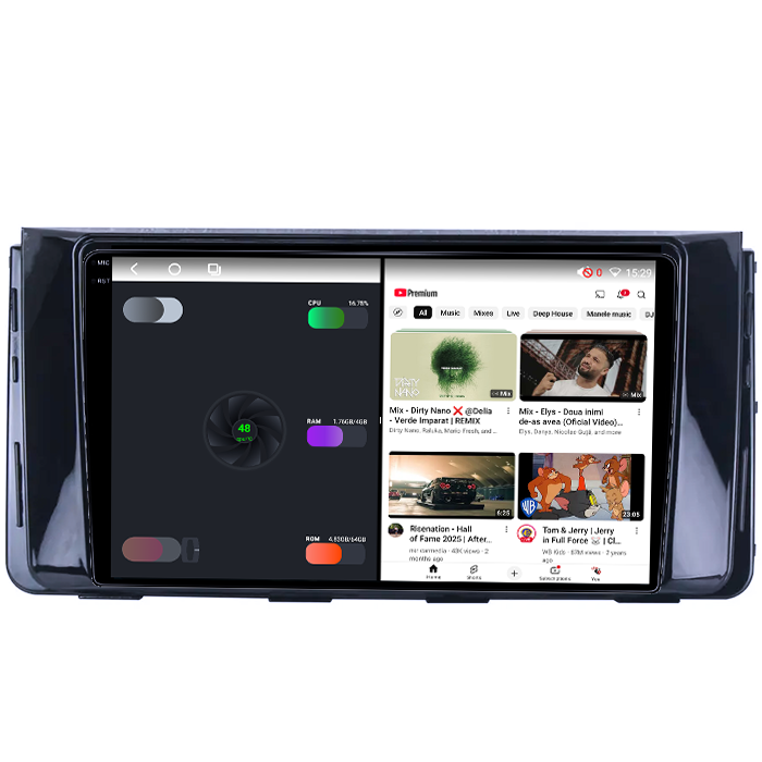 Navigatie dedicata Hyundai H350 2015+, 4GB RAM 64GB ROM, Octacore, Android 14, Display QLED 1K 9", Carplay&Android Auto, SIM 4G, Ventilator Activ [3]
