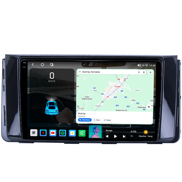 Navigatie dedicata Hyundai H350 2015+, 4GB RAM 64GB ROM, Octacore, Android 14, Display QLED 1K 9", Carplay&Android Auto, SIM 4G, Ventilator Activ [2]