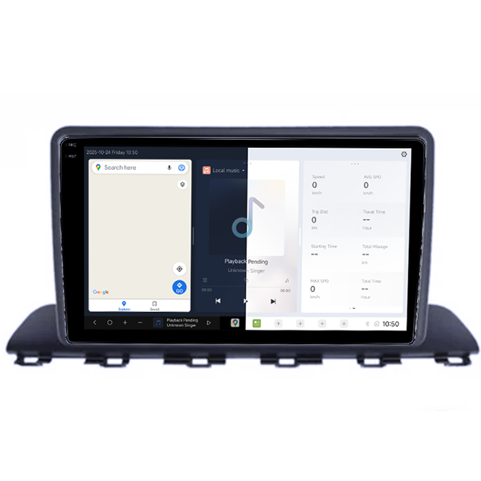 Navigatie dedicata Hyundai HB20 2021, DUDU3, 4GB RAM 64GB ROM, Octacore, Platforma 8581, Android, Display QLED 9", DSP, Carplay&AndroidAuto [2]