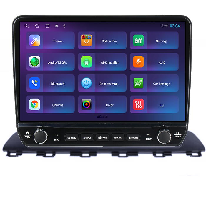 Navigatie dedicata Hyundai HB20 2021 Tesla cu butoane rotative model 2024, 4GB RAM 64GB ROM, Procesor Quadcore, Android 14, Display QLED 10", DSP, Carplay&Android Auto [5]