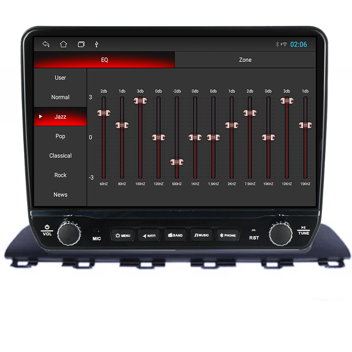 Navigatie dedicata Hyundai HB20 2021 Tesla cu butoane rotative model 2024, 4GB RAM 64GB ROM, Procesor Quadcore, Android 14, Display QLED 10", DSP, Carplay&Android Auto [2]