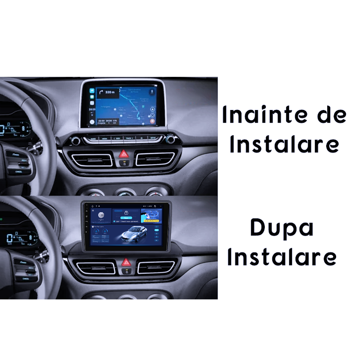 (Resigilata) Navigatie dedicata Hyundai HB20 2021, 2GB RAM 32GB ROM, Quad Core, Display 9" IPS Full HD, Carplay&Android Auto, Android 14, Suport camere AHD [2]