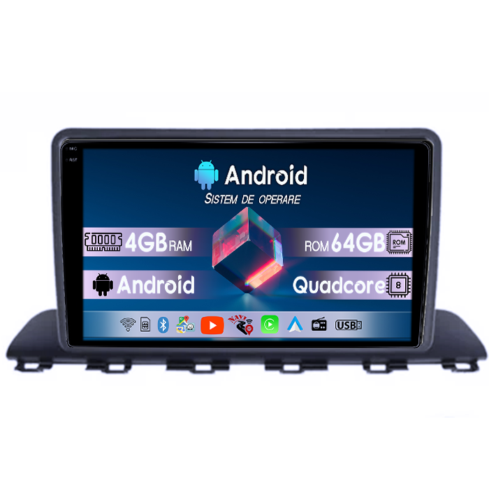 Navigatie dedicata Hyundai HB20 2021, 4GB RAM 64GB ROM, Quadcore, Android 14, Display QLED 1K, 9", DSP, Carplay&Android Auto, Suport camere AHD [1]