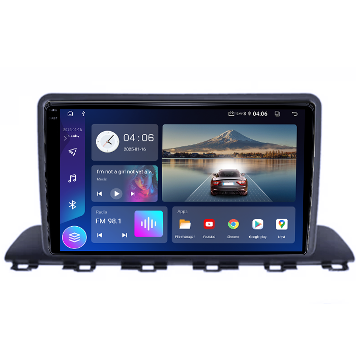 Navigatie dedicata Hyundai HB20 2021, 4GB RAM 64GB ROM, Quadcore, Android 14, Display QLED 1K, 9", DSP, Carplay&Android Auto, Suport camere AHD [2]