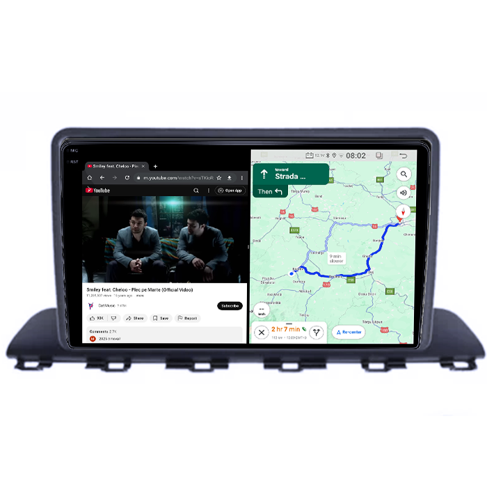 Navigatie dedicata Hyundai HB20 2021, 4GB RAM 64GB ROM, Quadcore, Android 14, Display QLED 1K, 9", DSP, Carplay&Android Auto, Suport camere AHD [4]