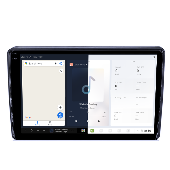 Navigatie dedicata Hyundai H1 2007-2015, DUDU3, 4GB RAM 64GB ROM, Octacore, Platforma 8581, Android, Display QLED 9", DSP, Carplay&AndroidAuto [2]