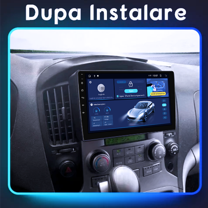 Navigatie dedicata Hyundai H1 2007-2015, DUDU3, 4GB RAM 64GB ROM, Octacore, Platforma 8581, Android, Display QLED 9", DSP, Carplay&AndroidAuto [6]