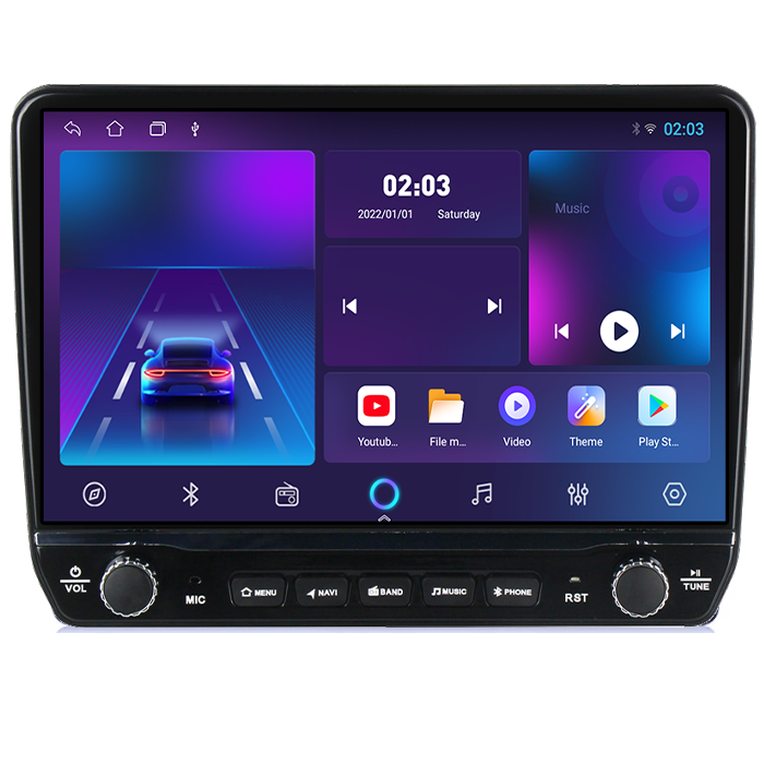 Navigatie dedicata Hyundai H1 2007-2015 Tesla cu butoane rotative model 2024, 4GB RAM 64GB ROM, Procesor Quadcore, Android 14, Display QLED 10", DSP, Carplay&Android Auto [4]