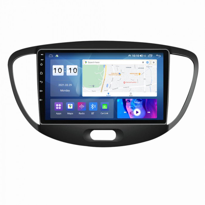 Navigatie dedicata Hyundai i10 2007-2013, 4GB RAM 64GB ROM, Octacore, Android 13, Display QLED 9", DSP, Carplay, Android Auto, Internet, Youtube, Waze, WIFI, Bluetooth [5]