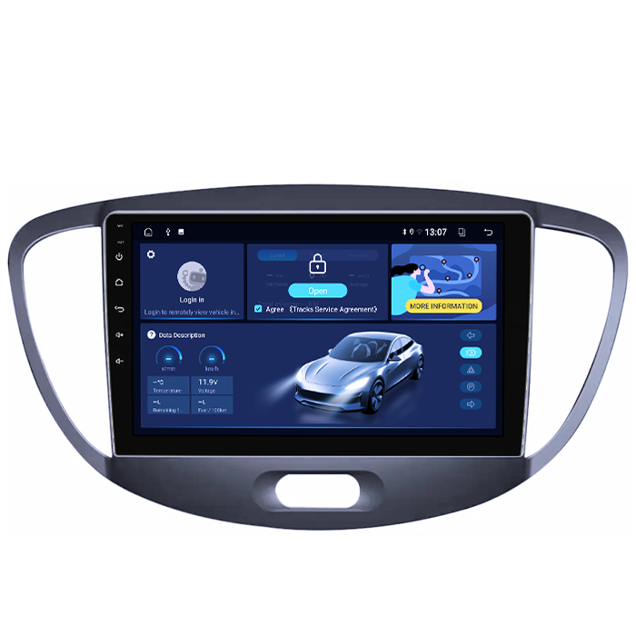 Navigatie dedicata Hyundai i10 2007-2013, 8GB RAM 128GB ROM, Octacore, Platforma TS18, Android 13, Display QLED 9”, Suporta camera 360º, DSP, Carplay&Android Auto, SIM 4G, Ventilator Activ [2]