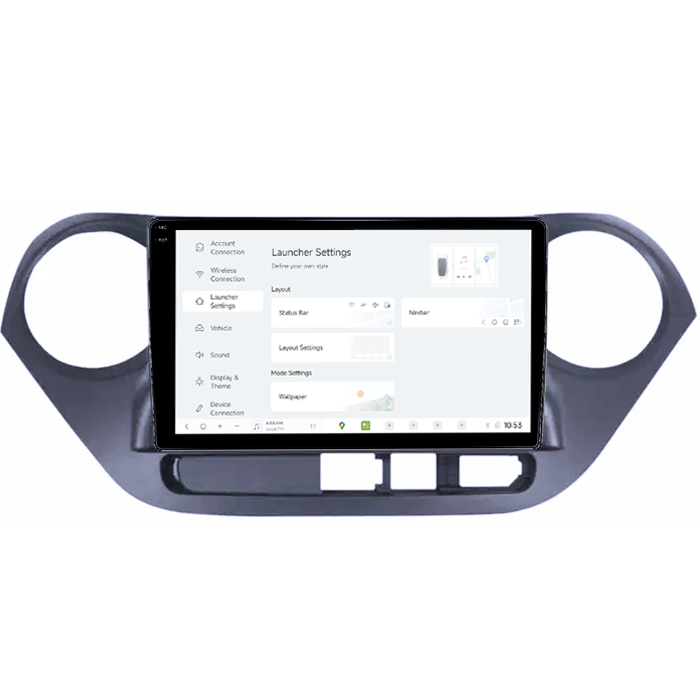 Navigatie dedicata Hyundai I10 2014-2017, DUDU3, 4GB RAM 64GB ROM, Octacore, Platforma 8581, Android, Display QLED 9", DSP, Carplay&AndroidAuto [5]