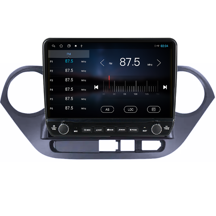 Navigatie dedicata Hyundai I10 2014-2017 Tesla cu butoane rotative model 2024, 4GB RAM 64GB ROM, Procesor Quadcore, Android 14, Display QLED 10", DSP, Carplay&Android Auto [2]