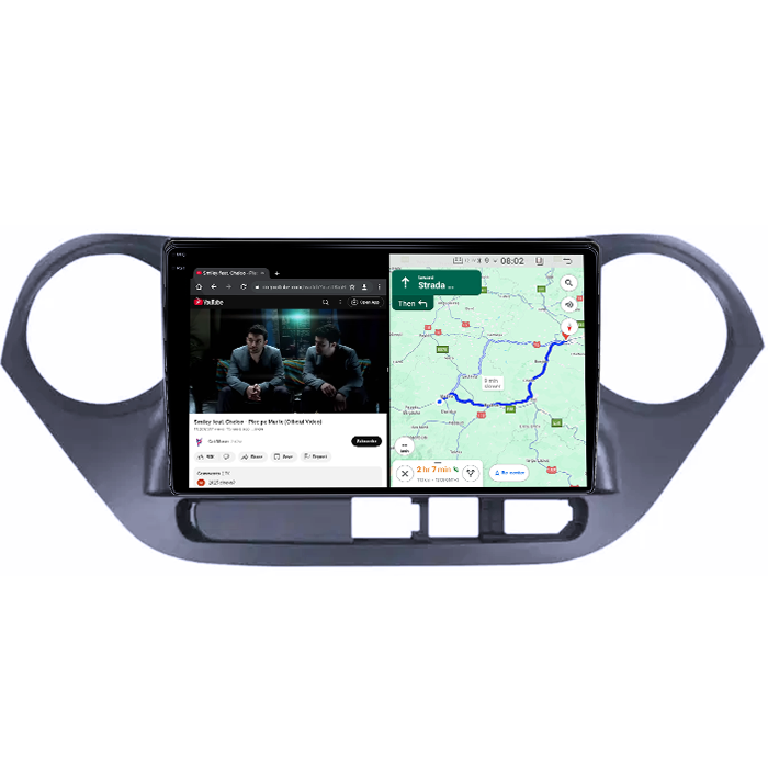 Navigatie dedicata Hyundai i10 2014-2017, Android 14, Wireless Carplay si Android auto 4GB RAM 64GB ROM, Display QLED 1K, 10 inch, Microfon Extern [6]