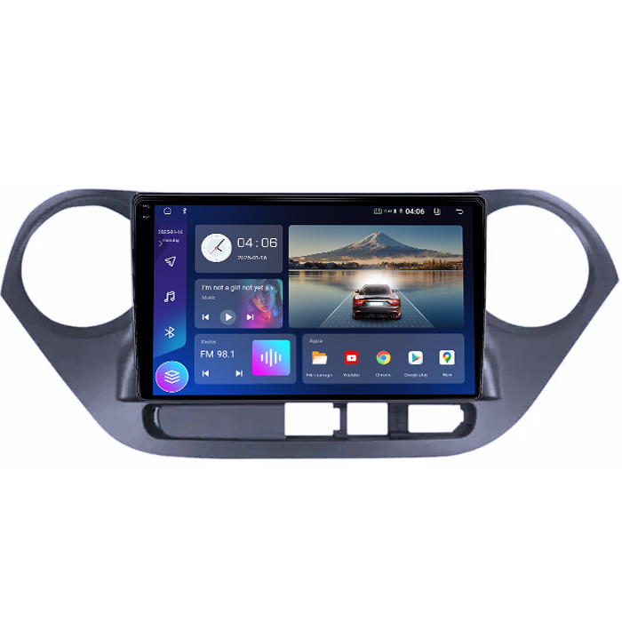 Navigatie dedicata Hyundai i10 2014-2017, Android 14, Wireless Carplay si Android auto 4GB RAM 64GB ROM, Display QLED 1K, 10 inch, Microfon Extern [4]