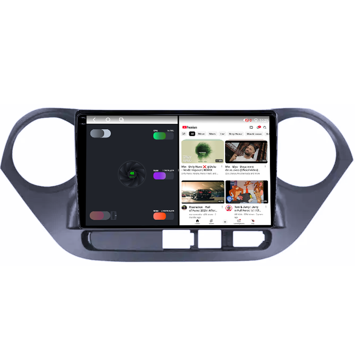 Navigatie dedicata Hyundai i10 2014-2017, 4GB RAM 64GB ROM, Procesor Qualcomm Octacore, Android 14, Rezolutie 2K, Display QLED 10", DSP, Carplay&Android Auto, SIM 4G [3]