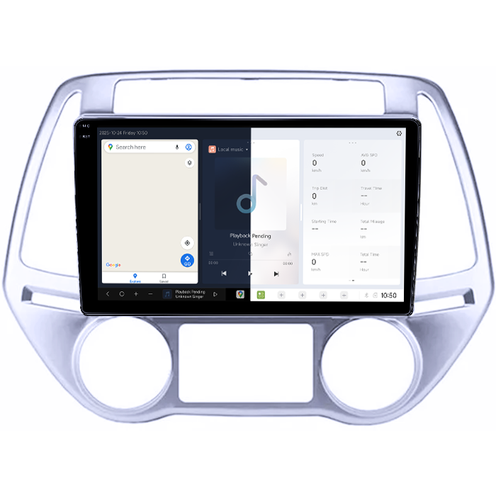Navigatie dedicata Hyundai I20 2012-2014, DUDU3, 4GB RAM 64GB ROM, Octacore, Platforma 8581, Android, Display QLED 9", DSP, Carplay&AndroidAuto [2]