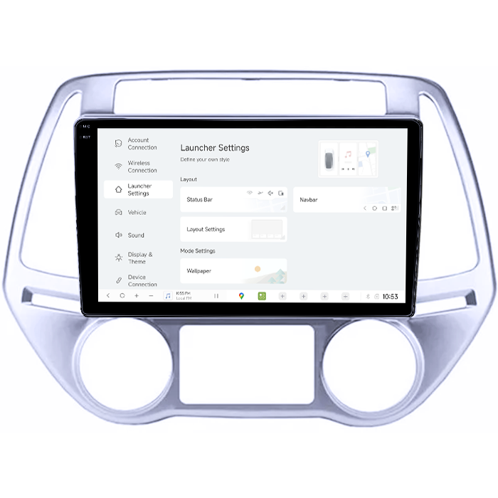 Navigatie dedicata Hyundai I20 2012-2014, DUDU3, 4GB RAM 64GB ROM, Octacore, Platforma 8581, Android, Display QLED 9", DSP, Carplay&AndroidAuto [5]