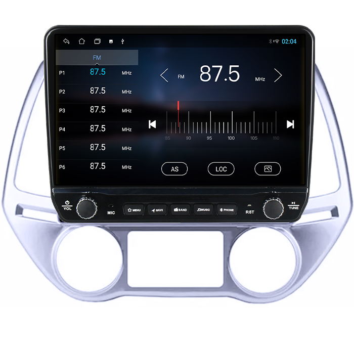 Navigatie dedicata Hyundai I20 2012-2014 Tesla cu butoane rotative model 2024, 4GB RAM 64GB ROM, Procesor Quadcore, Android 14, Display QLED 10", DSP, Carplay&Android Auto [2]