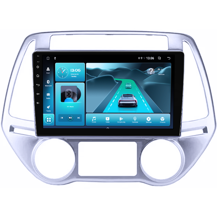Navigatie dedicata Hyundai I20 2012-2014, 8GB RAM 128GB ROM, Octacore, Platforma TS18, Android 13, Display QLED 10”, Suporta camera 360º, DSP, Carplay&Android Auto, SIM 4G, Ventilator Activ [3]