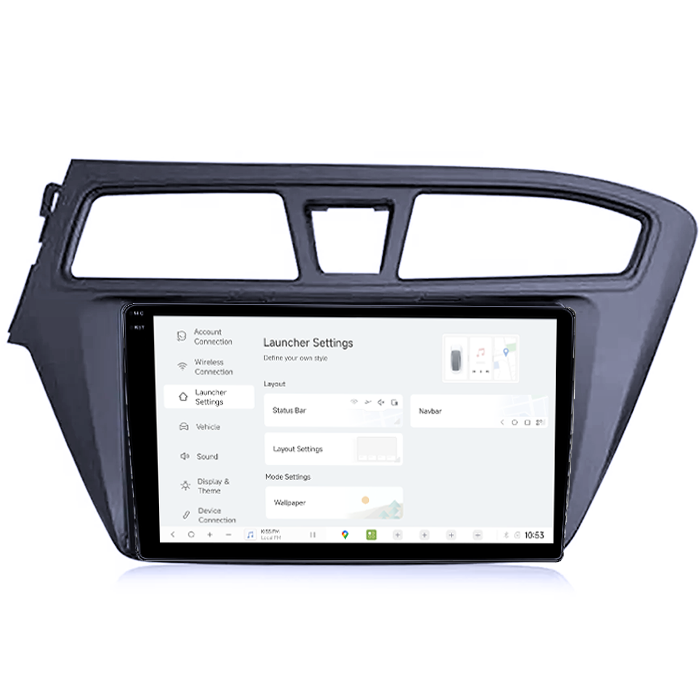 Navigatie dedicata Hyundai I20 2015-2017, DUDU3, 4GB RAM 64GB ROM, Octacore, Platforma 8581, Android, Display QLED 9", DSP, Carplay&AndroidAuto [5]