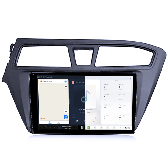 Navigatie dedicata Hyundai I20 2015-2017, DUDU3, 4GB RAM 64GB ROM, Octacore, Platforma 8581, Android, Display QLED 9", DSP, Carplay&AndroidAuto [2]