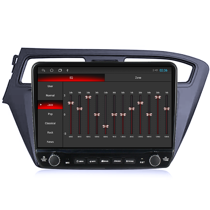 Navigatie dedicata Hyundai I20 2015-2017 Tesla cu butoane rotative model 2024, 4GB RAM 64GB ROM, Procesor Quadcore, Android 14, Display QLED 10", DSP, Carplay&Android Auto [2]