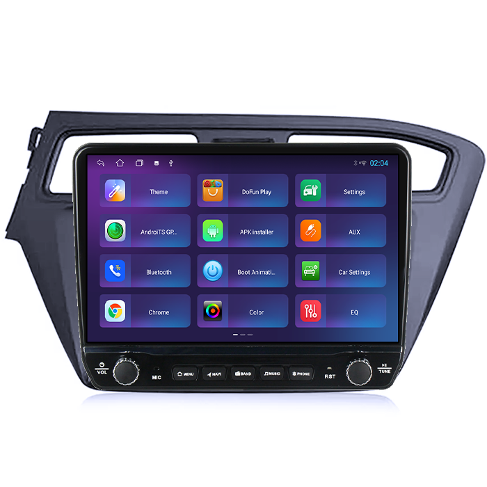 Navigatie dedicata Hyundai I20 2015-2017 Tesla cu butoane rotative model 2024, 4GB RAM 64GB ROM, Procesor Quadcore, Android 14, Display QLED 10", DSP, Carplay&Android Auto [4]