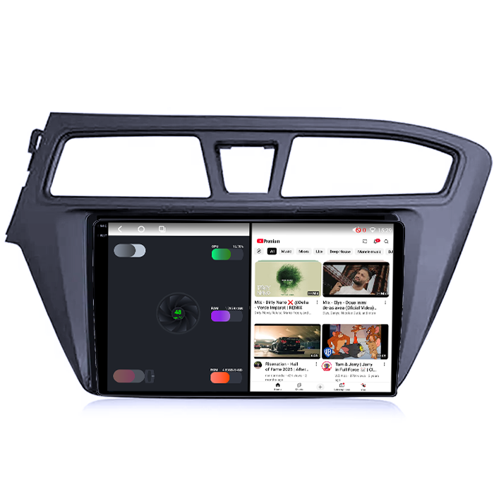 Navigatie dedicata Hyundai i20 2015-2017, 4GB RAM 64GB ROM, Octacore, Android 14, Display QLED 1K 9", Carplay&Android Auto, SIM 4G, Ventilator Activ [3]